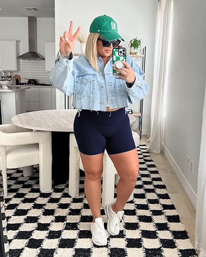 Biker Shorts for Women, Tummy Control Shorts, Tennis Shorts, Women Shorts -5 Biker Shorts for Women, Tummy Control Shorts, Tennis Shorts, Women Shorts -5